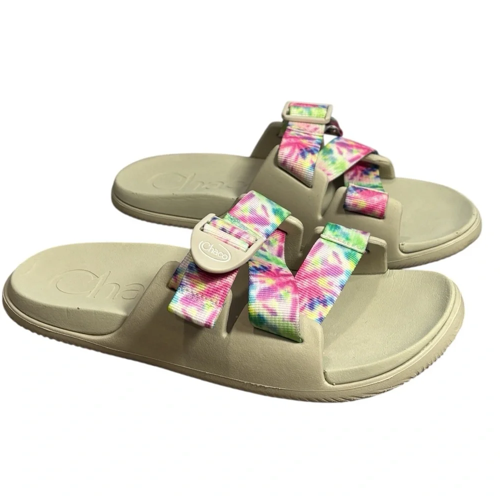 Chacos Chillos Tie‎ Dye Slide Sandals - size 7